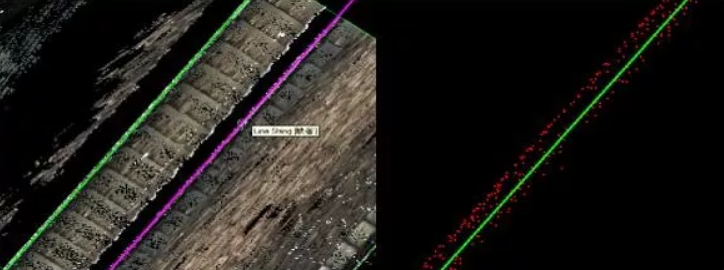 通過點(diǎn)云自動(dòng)提取出軌道線 通過點(diǎn)云自動(dòng)提取出軌道線